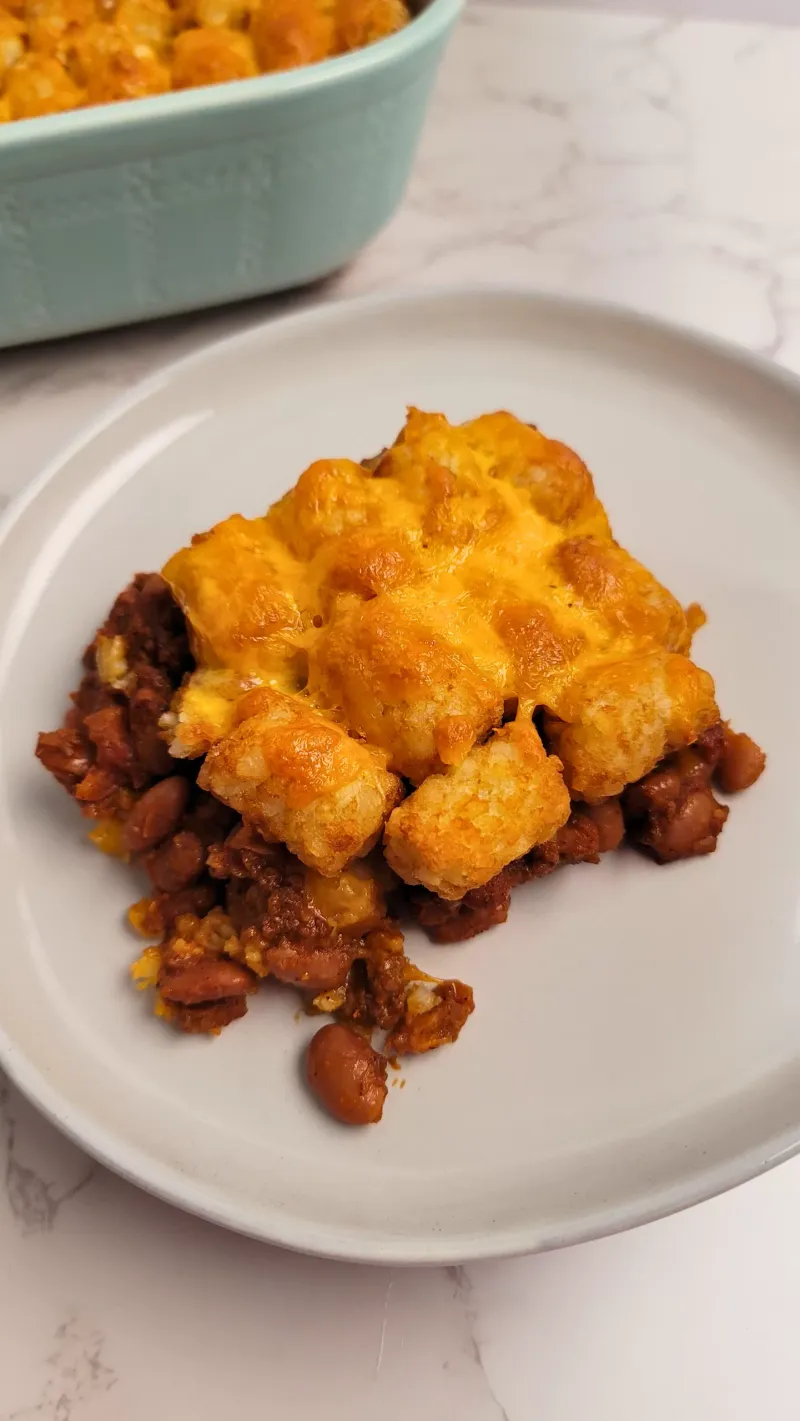 Chili Cheese Potato Casserole