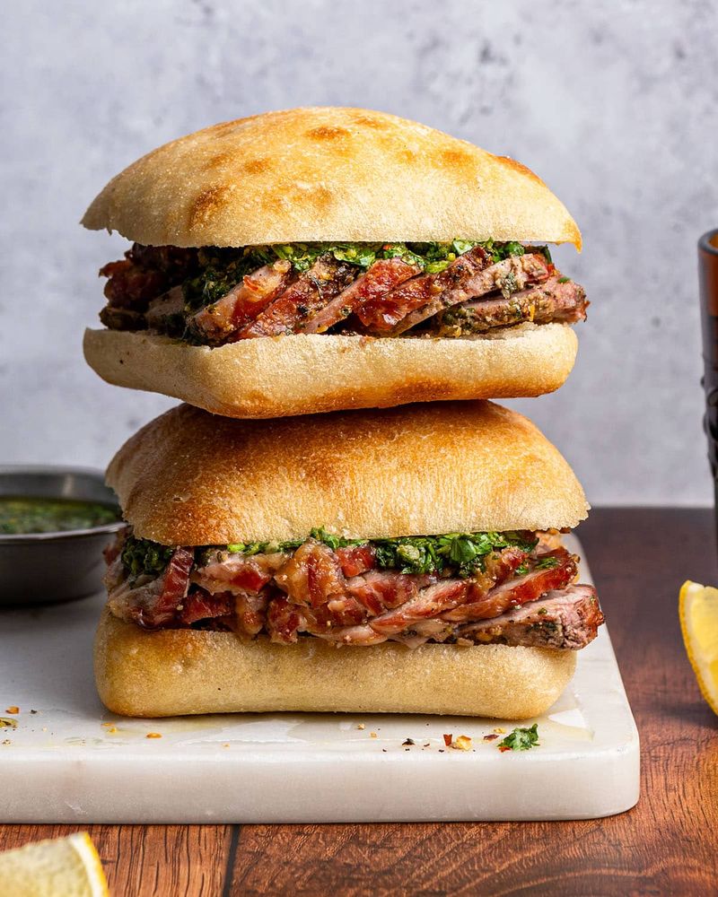 Italian Porchetta with Salsa Verde