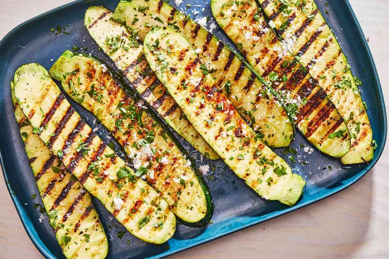 Grilled Zucchini With Lemon And Herbs