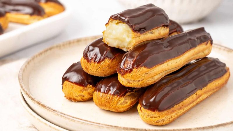 Choux Pastry Eclairs