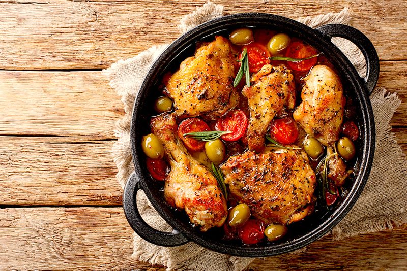 Olive and Herb Chicken Provencal