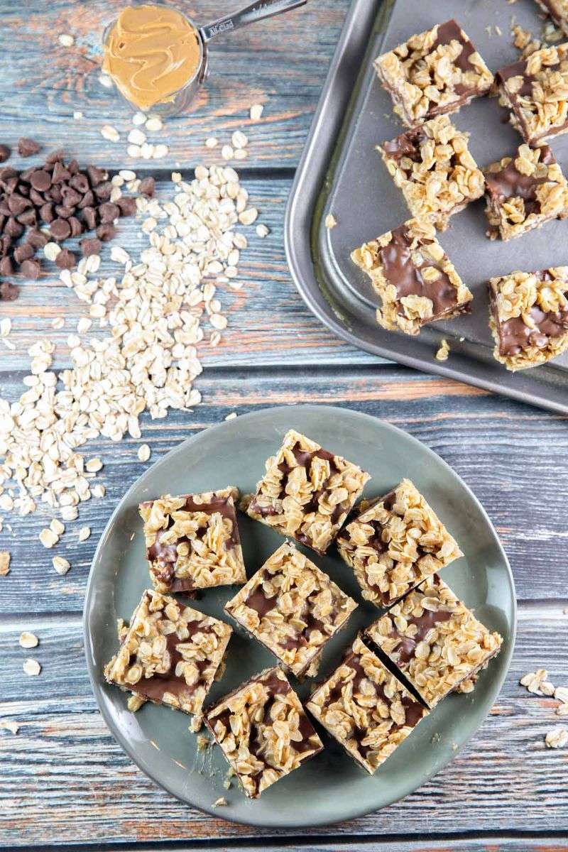 No-Bake Peanut Butter Oat Bars