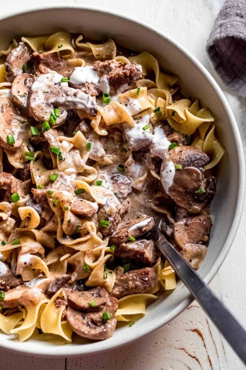 Beef Stroganoff