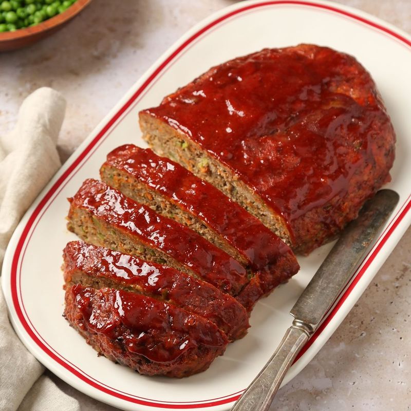 Bison Meatloaf with Chokecherry Glaze