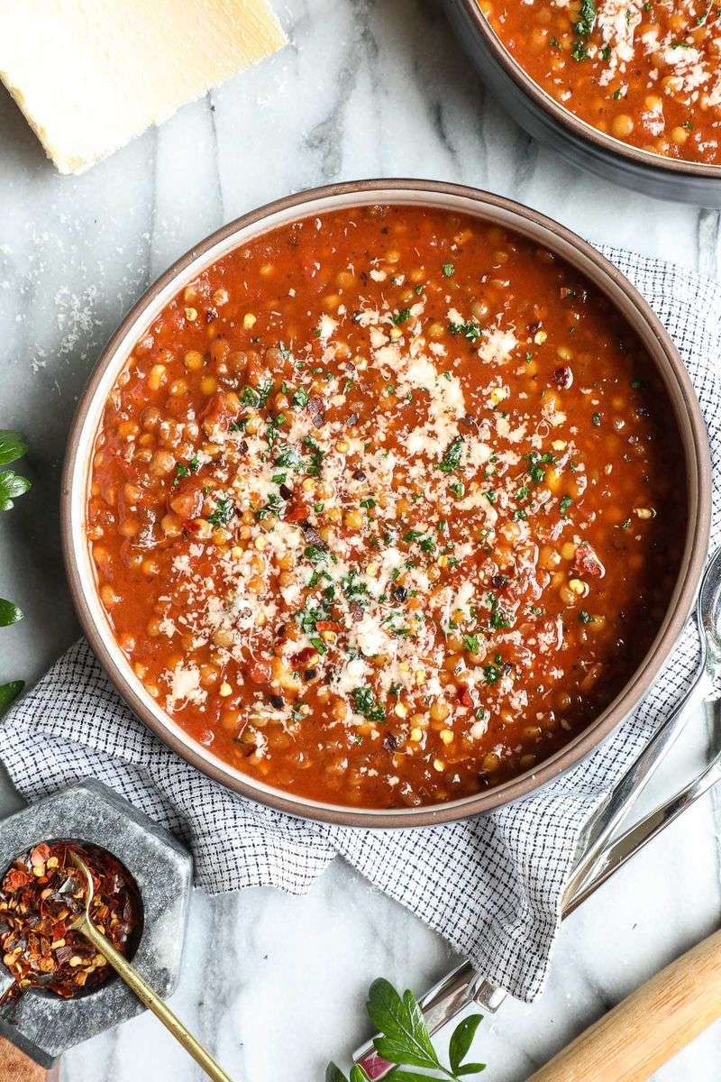 Tomato Lentil Soup