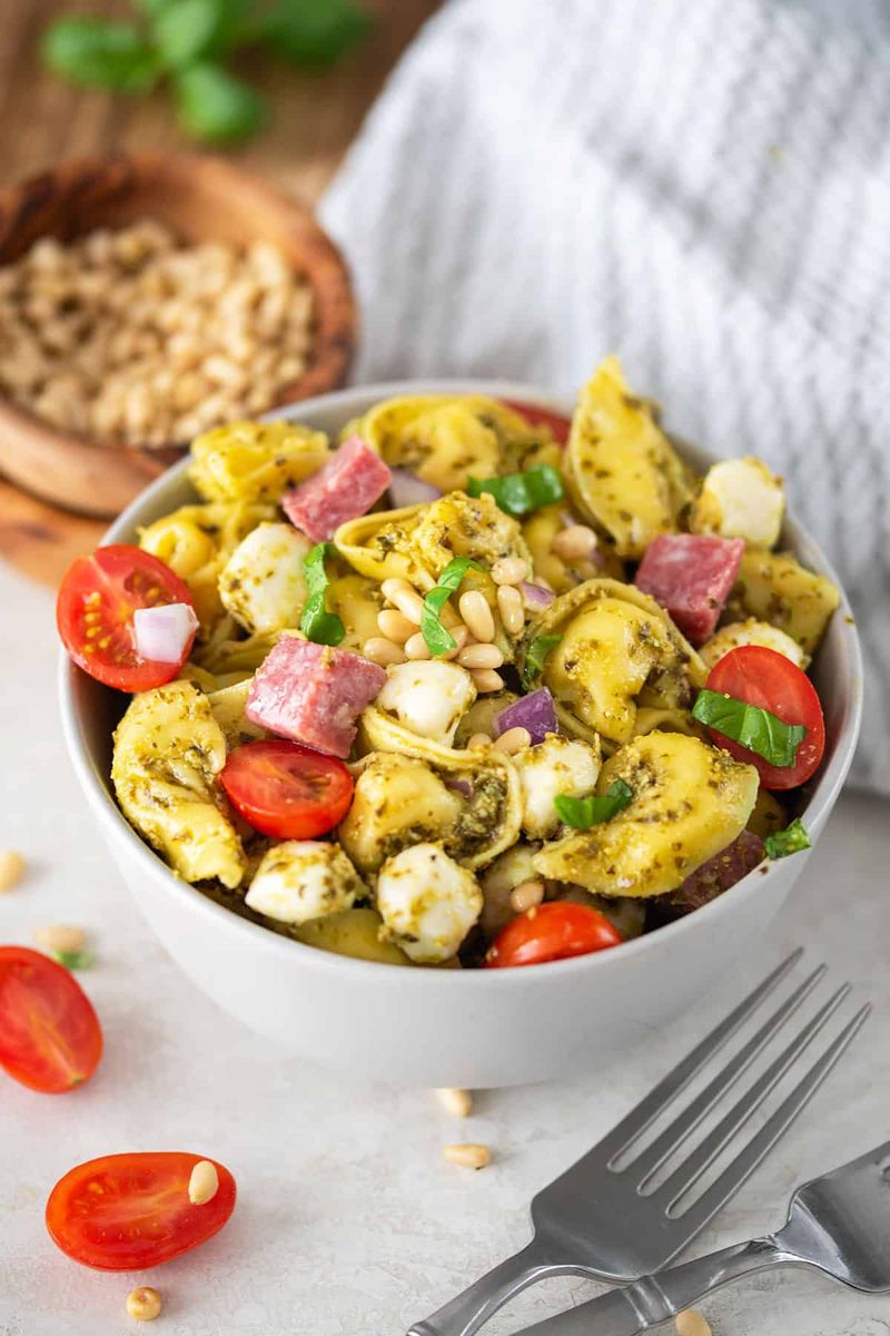Pesto Tortellini Salad