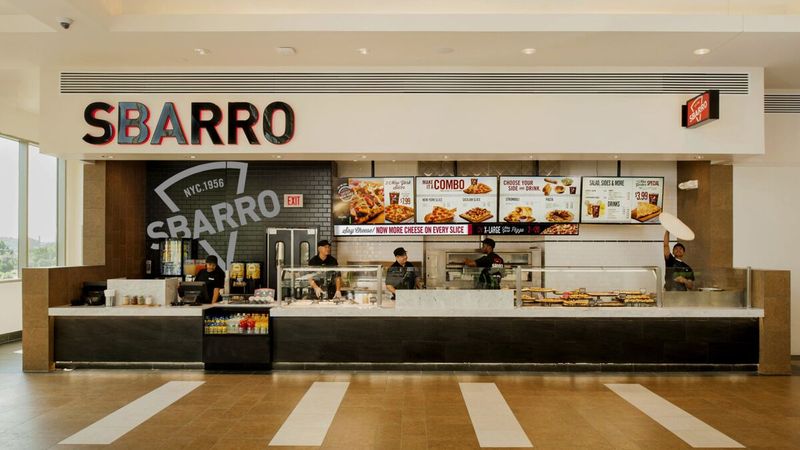 Sbarro’s peak mall dominance (as a pizza destination)