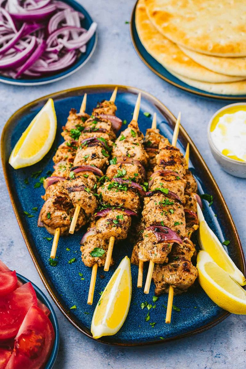Greek Pork Kebabs