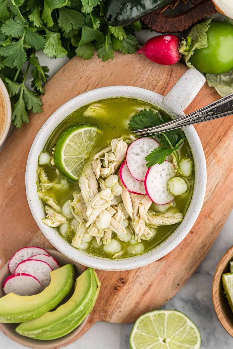 Chicken Pozole-Inspired Bake