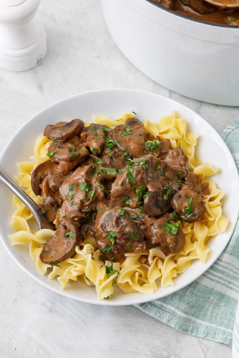 Beef Stroganoff