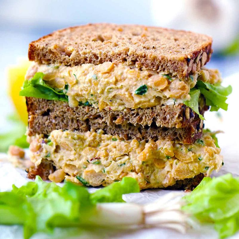 Chickpea Salad Sandwiches