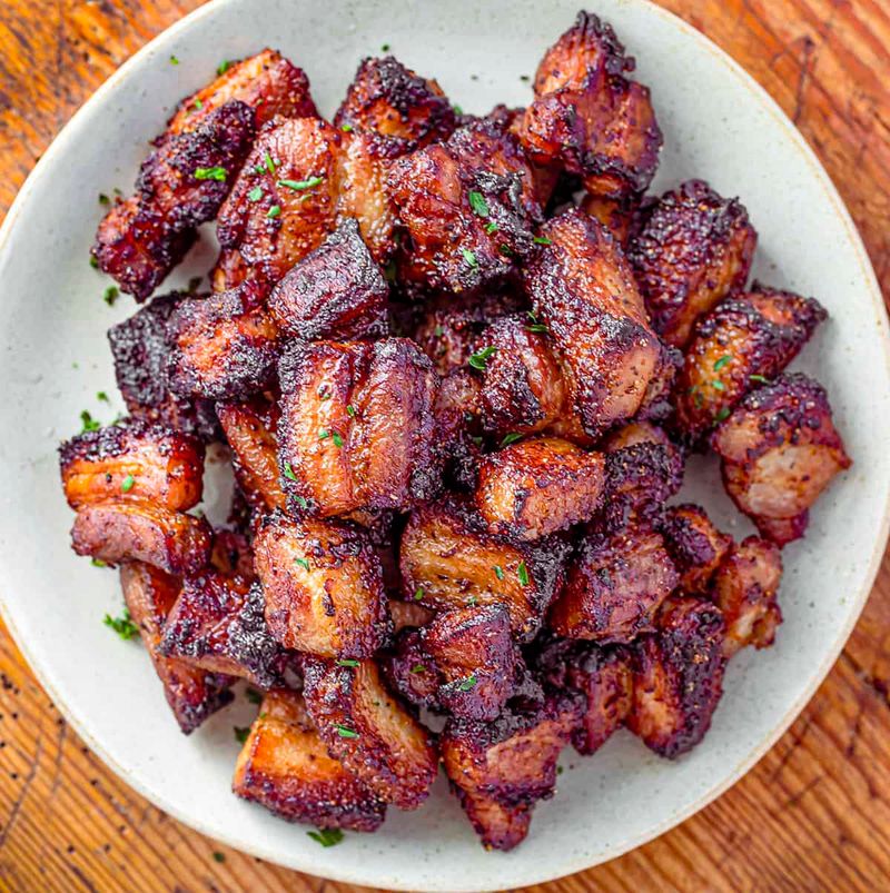 Crispy Air Fryer Pork Belly Bites