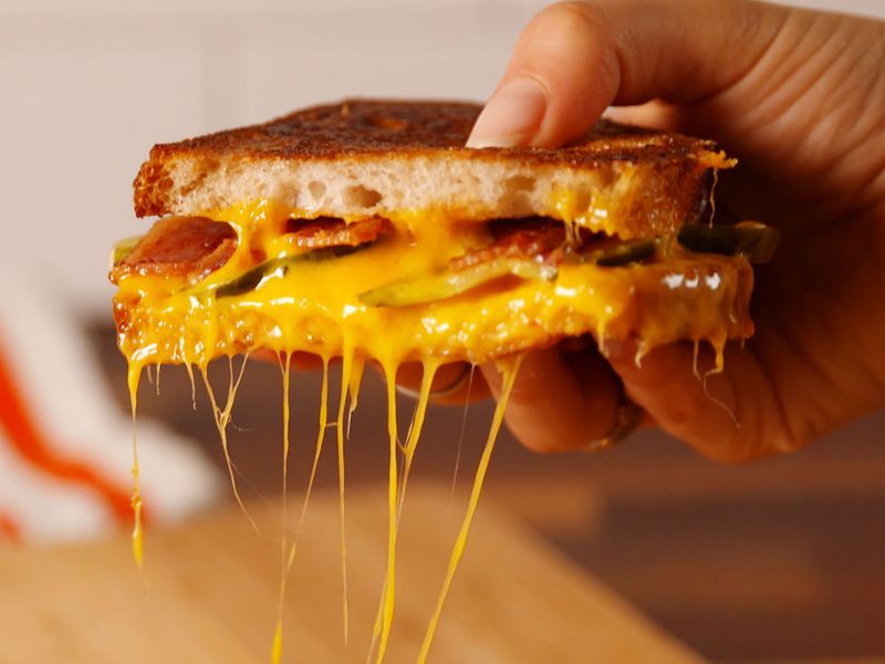 Bacon, Cheddar, and Pickle