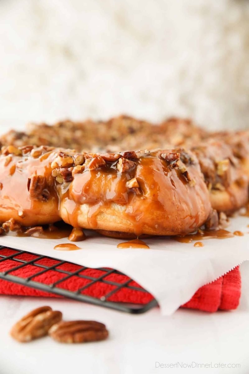 Caramel Pecan Crescent Ring