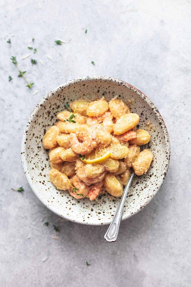 Gnocchi With Lemon-Garlic Shrimp