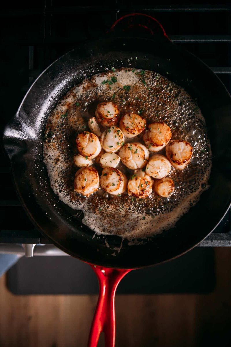 Pan Seared Scallops in Brown Butter