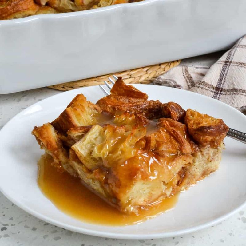 Crescent Roll Bread Pudding