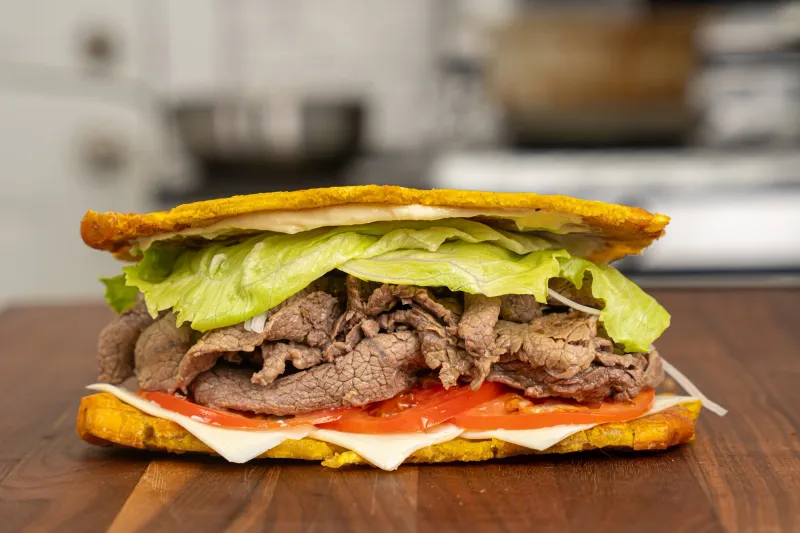 Jibarito (Plantain Sandwich)