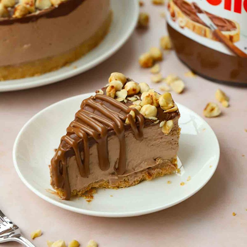 No-Bake Nutella Cheesecake
