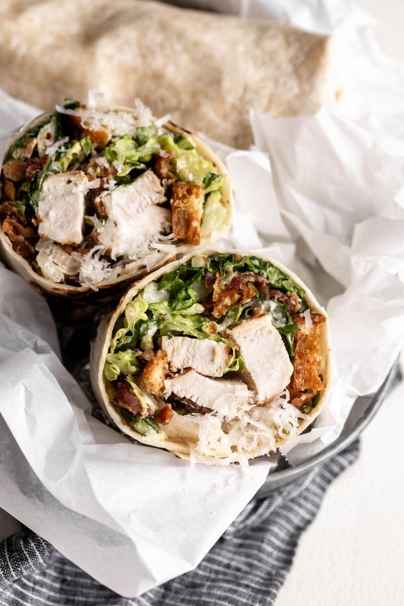 Chicken Caesar Wrap, Extra Crunch