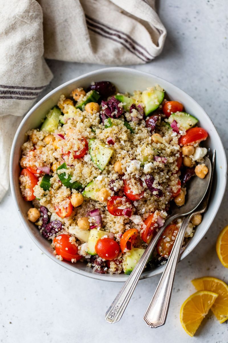 Greek-Style Quinoa Bowl