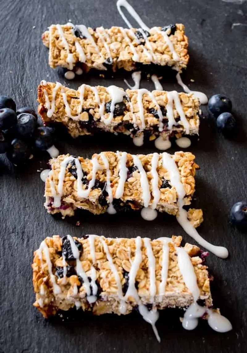 Yogurt Drizzle Granola Bars