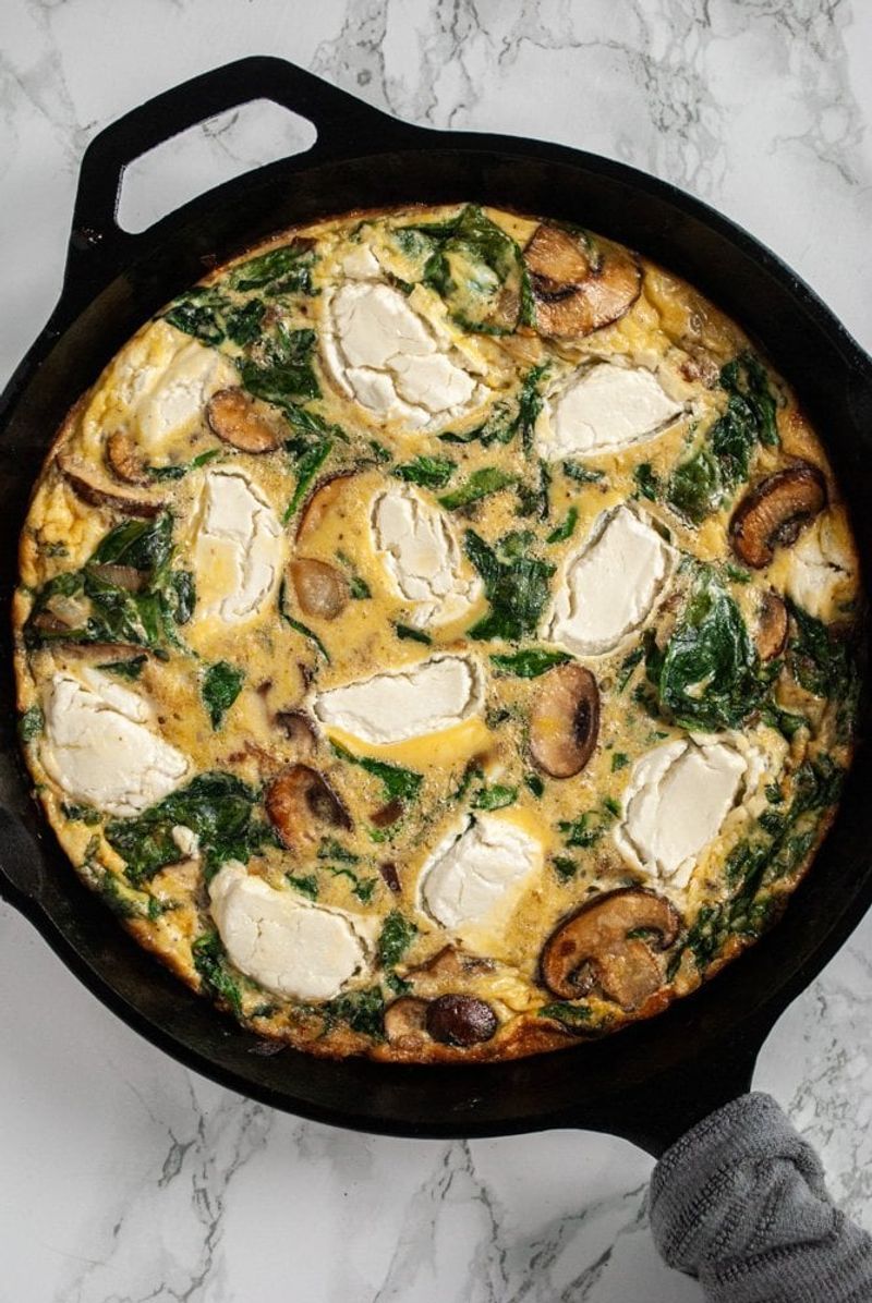 Spinach Mushroom Frittata