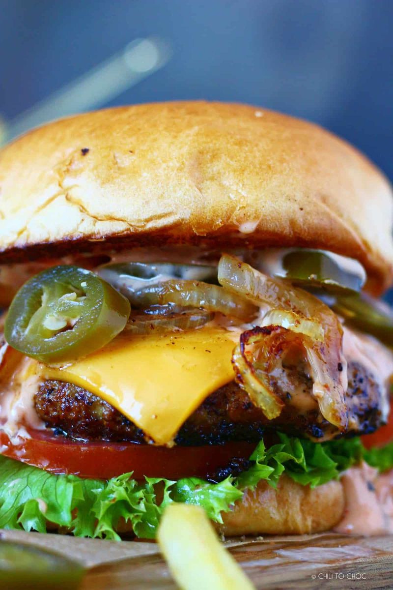 Not customizing burger doneness or toppings