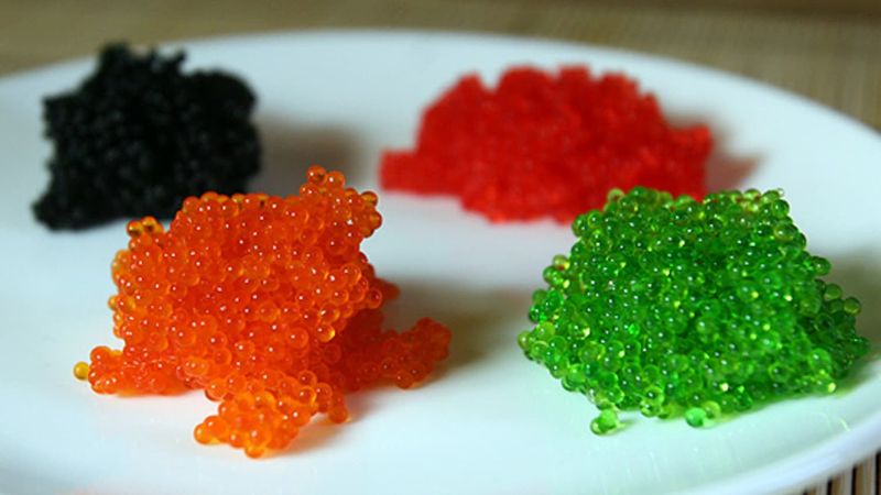 Flying fish roe (tobiko)