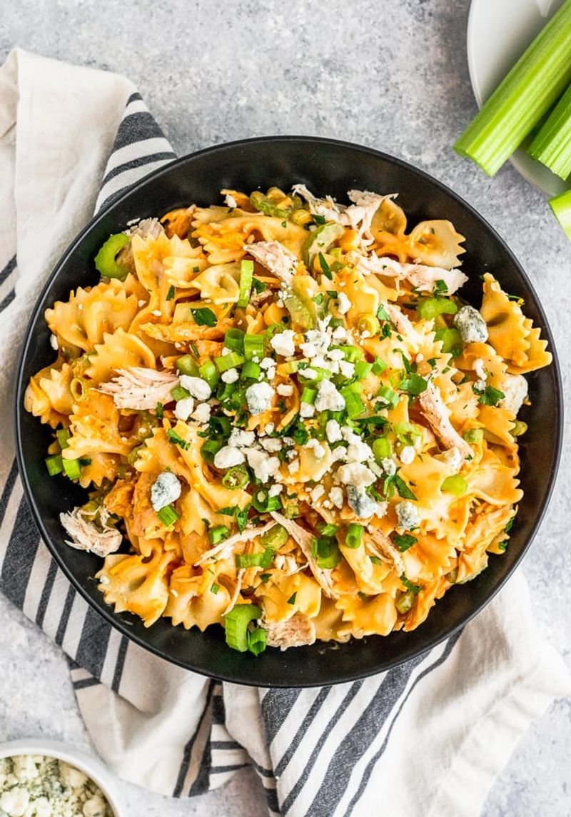 Buffalo Chicken Pasta Salad