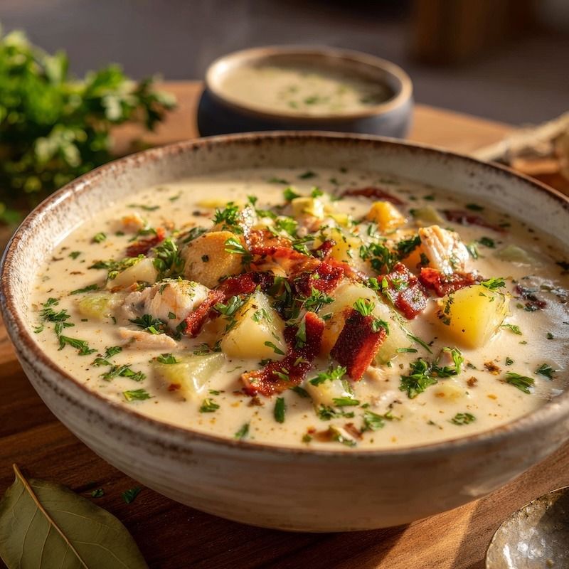 Classic New England Clam Chowder