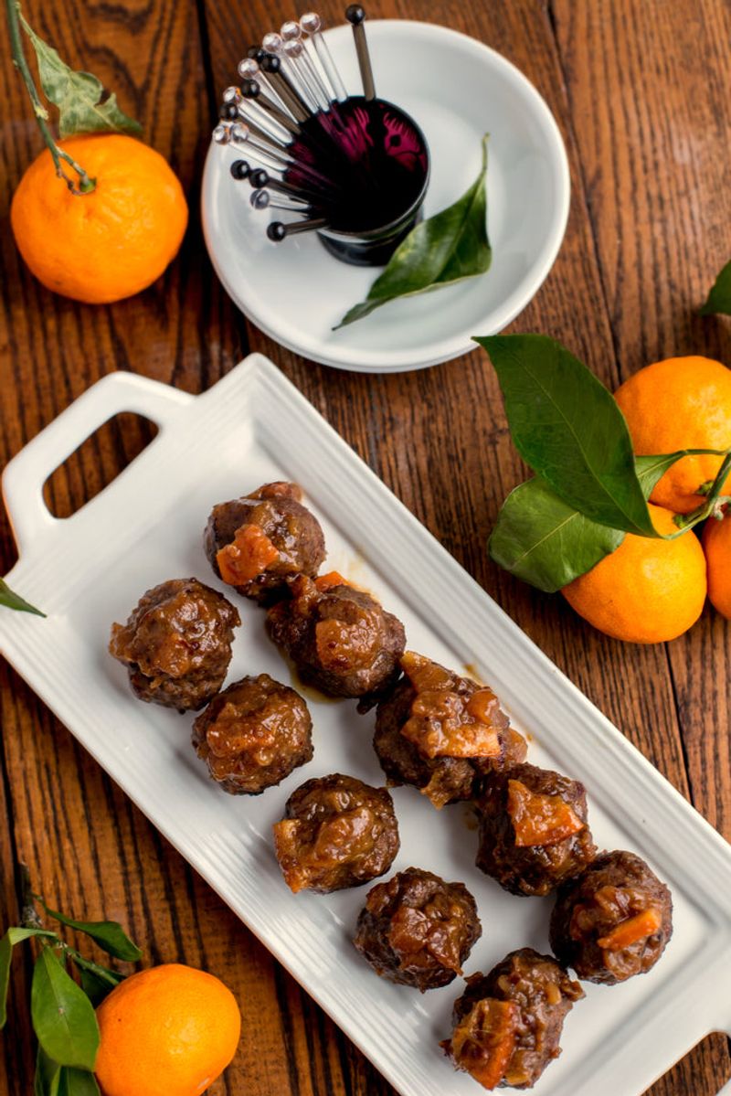 Orange Marmalade Meatballs