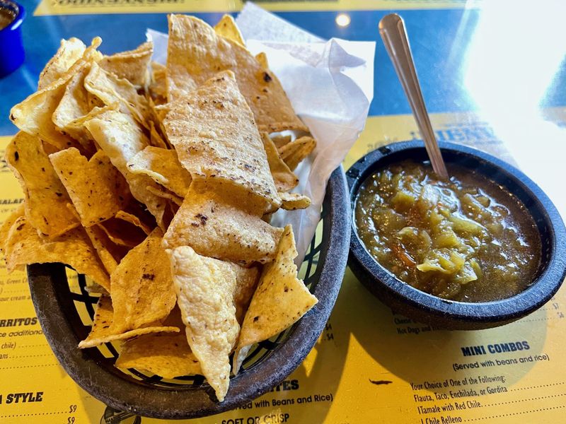 New Mexico - Red and Green Chile Nachos