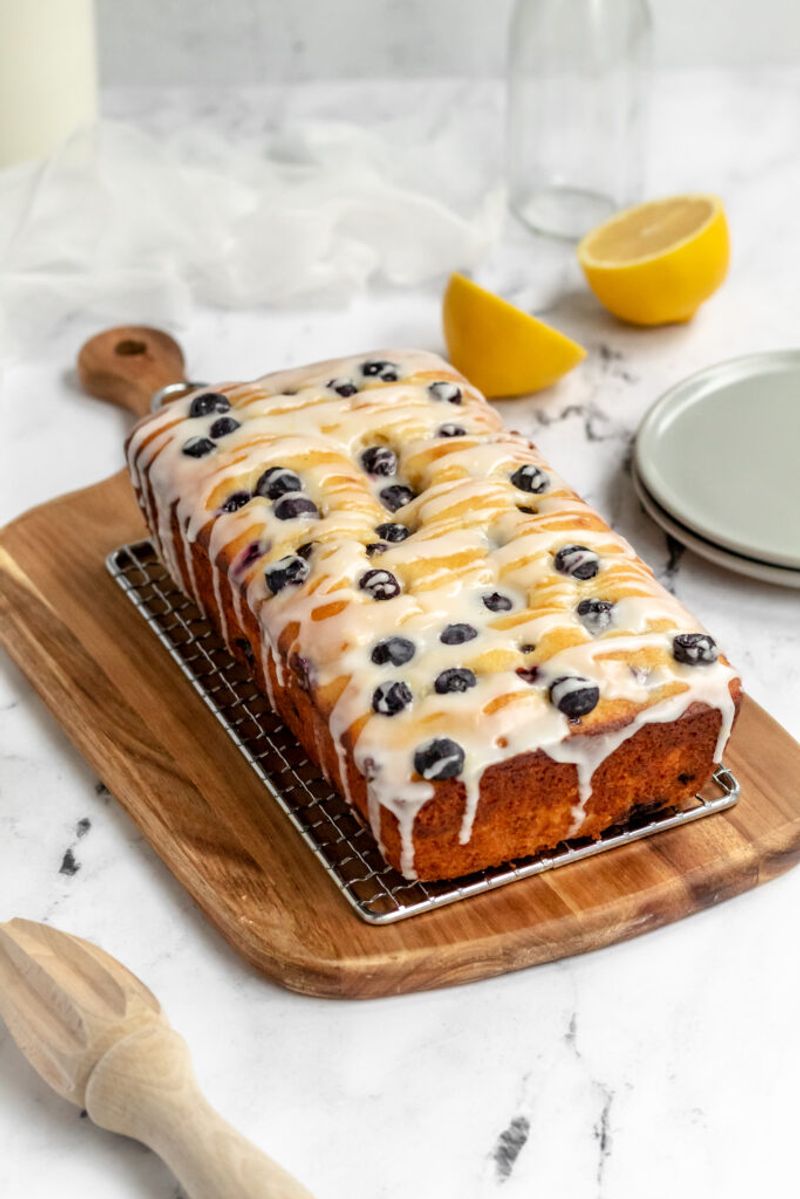 Blueberry Lemon Pound Cake