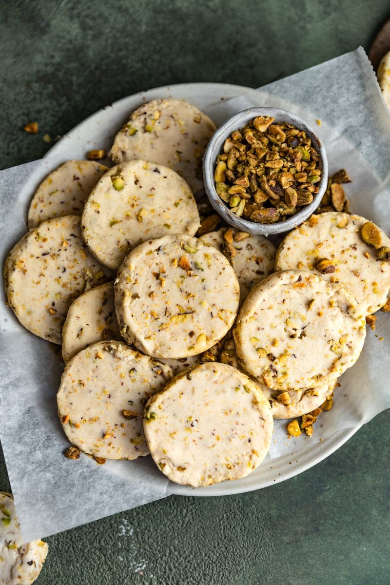 Pistachio Shortbread