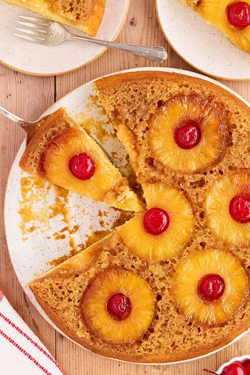 Old Timey Pineapple Upside Down Cake