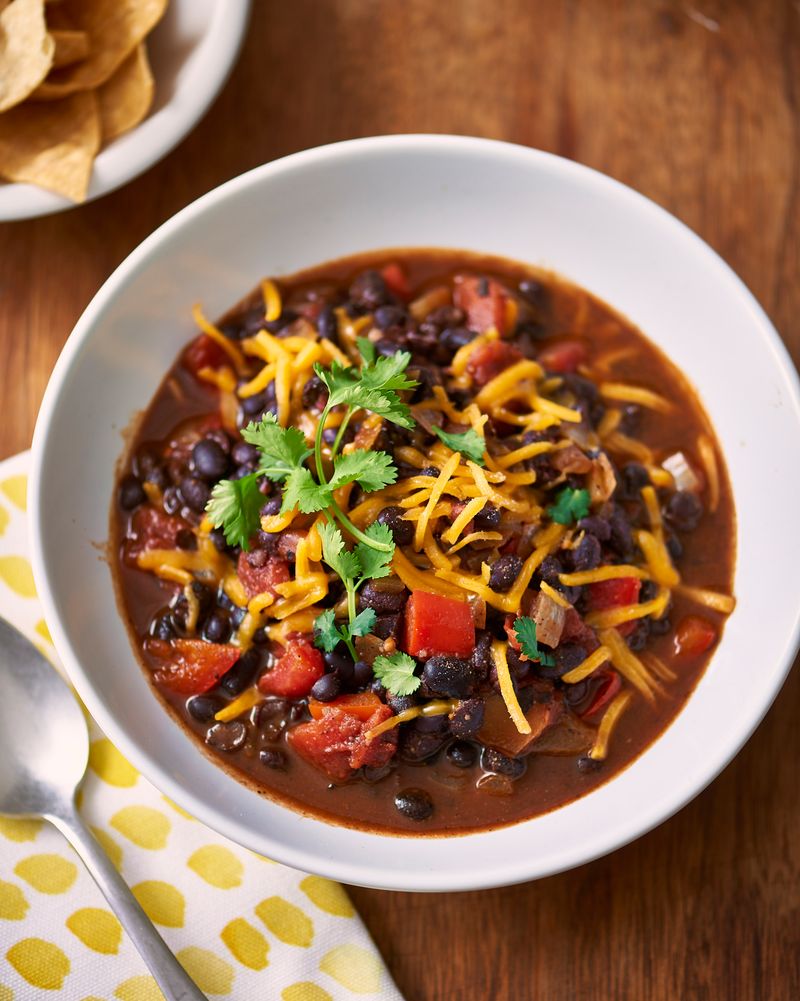 Slow Cooker Black Bean Chili