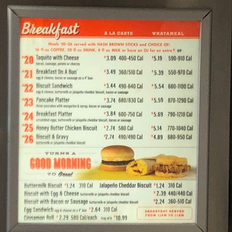 Breakfast hours vary, so check ahead