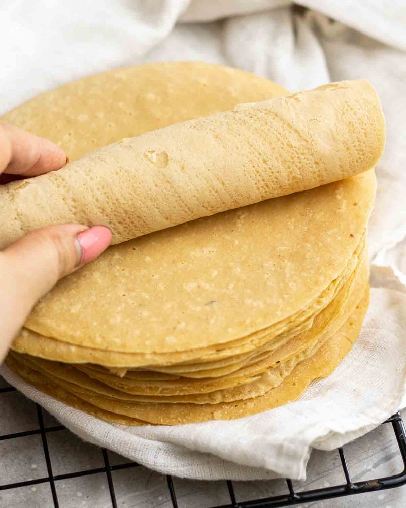 Chickpea Flour Tortillas