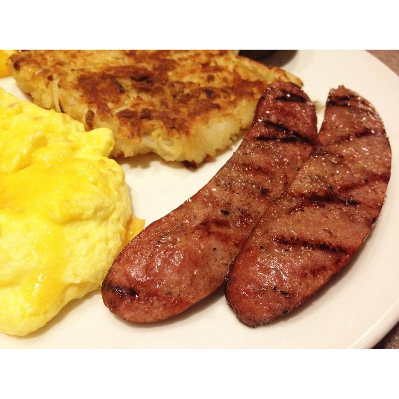 Reindeer Sausage and Eggs (Alaska)