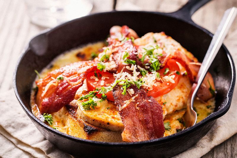 Kentucky — Hot Brown-Style Open-Faced Turkey with Creamy Sauce