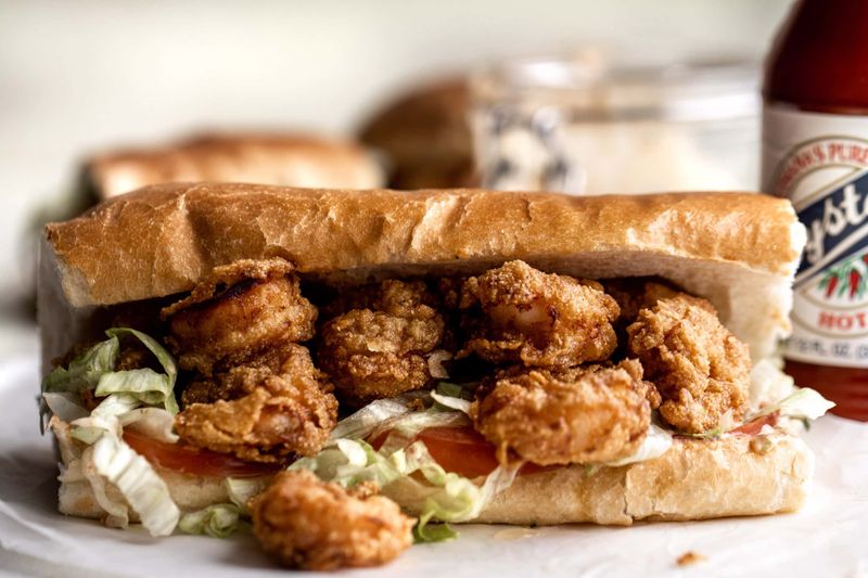 Po’ Boy-Style Fried Shrimp