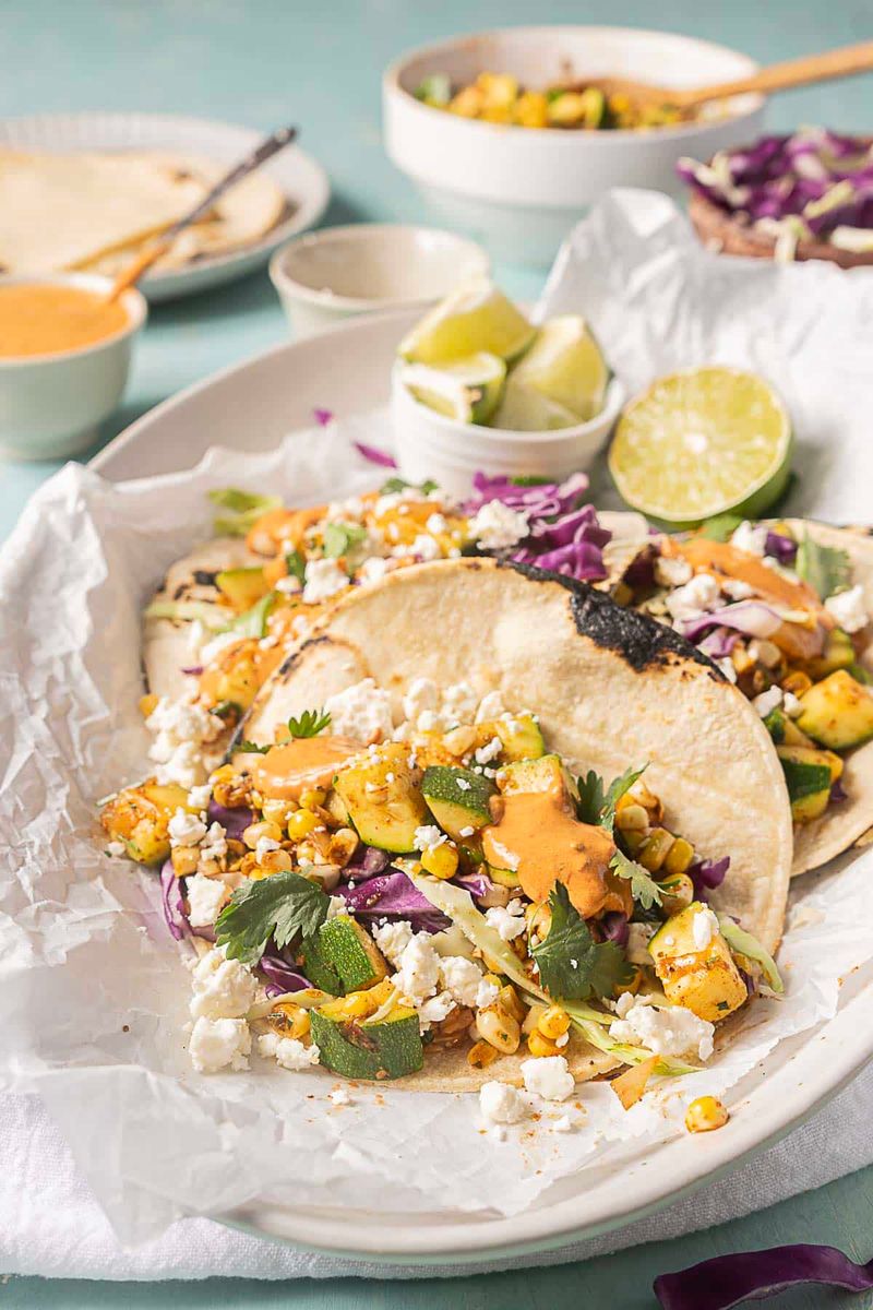 Smoky Zucchini Tacos