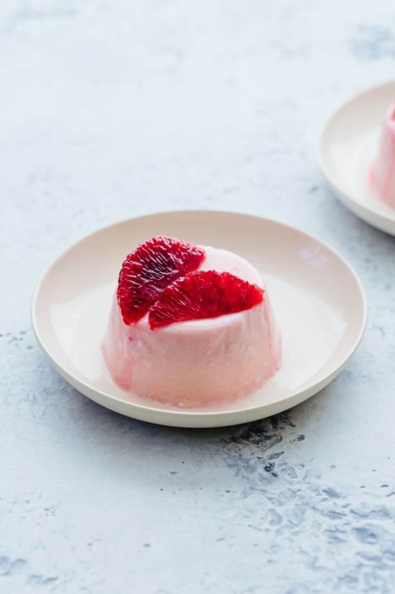 Blood Orange Panna Cotta