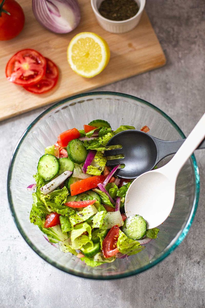 Simple Salad And Dates