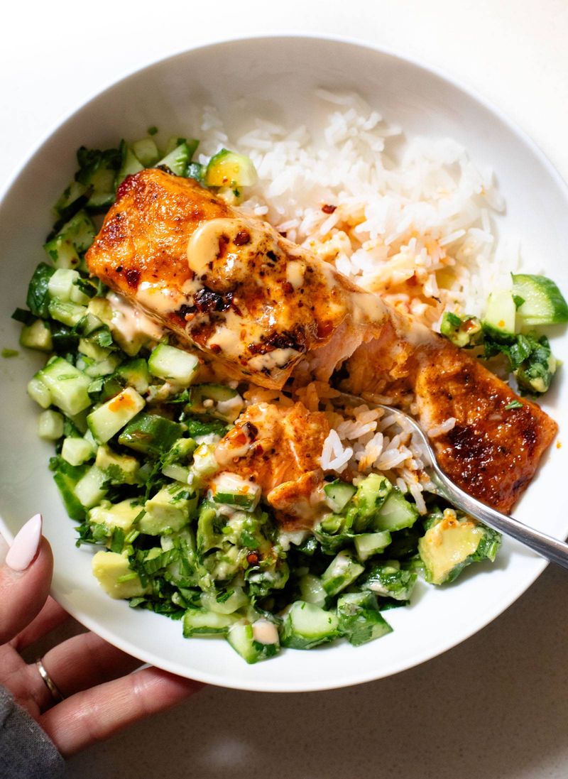 Salmon Rice Bowl
