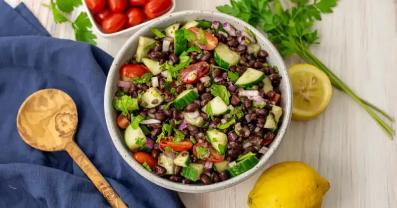 Mediterranean Black Bean Salad