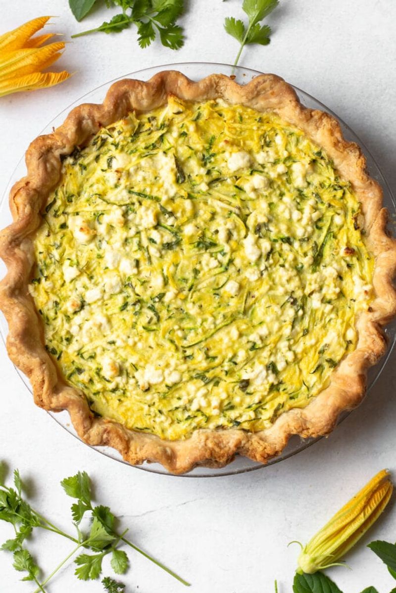 Corn and Zucchini Pie
