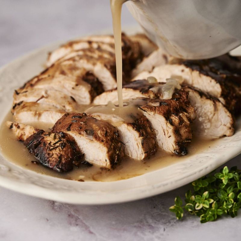 Creamy Turkey Tenderloin Skillet