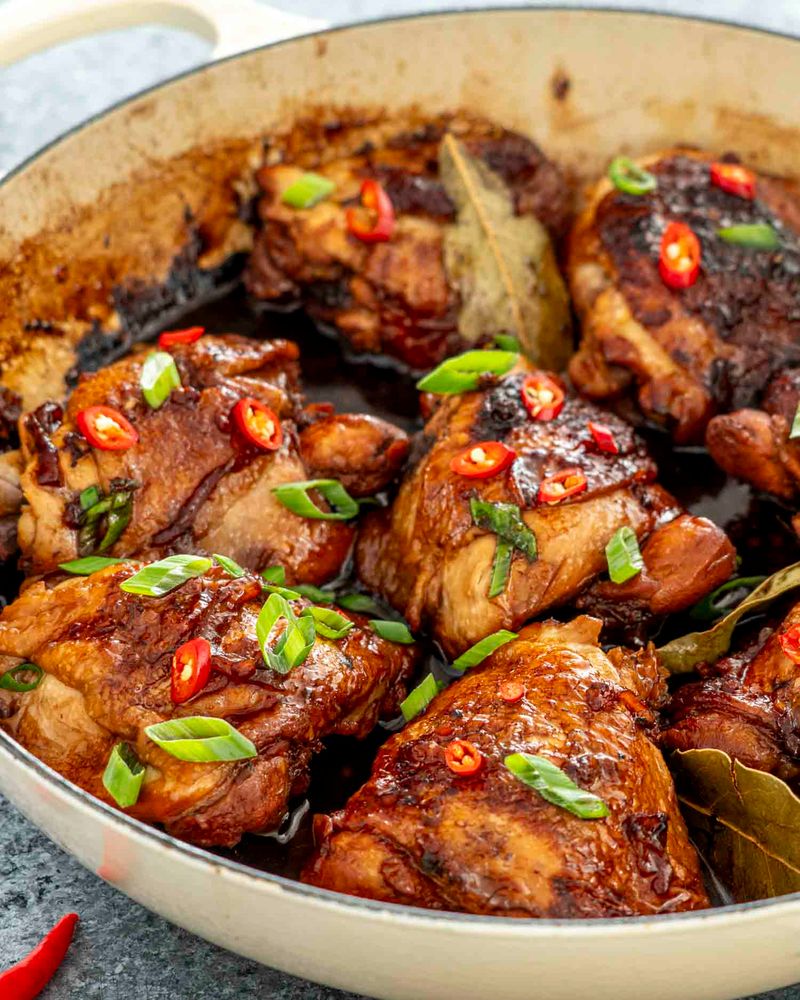 Simple Adobo-Style Chicken Thighs
